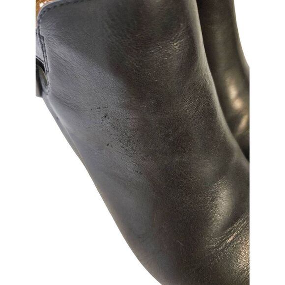 Clarks black leather booties. Size 7. - Picture 7 of 7